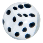 White Dice Barbell Tongue Ring