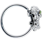 20G 5/16 Clear Green Gem Sunglasses Octopus Nose Hoop