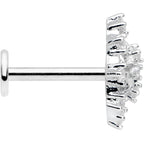 16G 5/16 Clear CZ Gem Constellation Labret Monroe Tragus