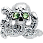 16G 5/16 Clear Green Gem Sunglasses Octopus Labret Monroe Tragus