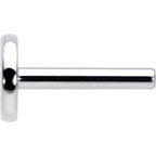 18G 1/4 G23 Titanium Threadless Post Only Labret Tragus