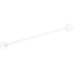 14G Gold Tone Spike UV Ladybug Industrial Barbell 38mm Set of 3