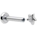 16G 1/4 G23 Titanium Super Star Internal Thread Labret Monroe Tragus