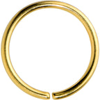 20G 5/16 Gold Tone PVD Grade 23 Titanium Bendable Hoop Ring