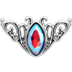 16G 1/4 Aurora Gem Deco Waves Labret