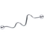 14G Loops Waves Industrial Project Bar 40mm Set of 5