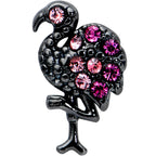 16G 5/16 Pink Gem Black Fashion Flamingo Labret Monroe Tragus