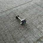 16G 5/16 Spring Flower Green Blue Labret Monroe Tragus