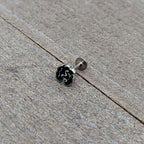 16G 1/4 Spring Flower Green Blue Labret Monroe Tragus