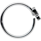 20G 5/16 Textured Little Bow Seamless Nose Hoop
