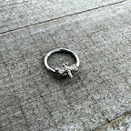 16G 3/8 Aurora Gem Dragonfly Flying Hinged Segment Ring
