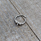 16G 3/8 Aurora Gem Dragonfly Flying Hinged Segment Ring