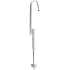 Clear CZ Gem Lightning Bolt Ear Cuff Bar Earring