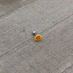16G 1/4 Happy Sunflower Cartilage Tragus Earring