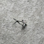 20G 7mm Aurora Gem Ornate Dragonfly L Shape Nose Ring