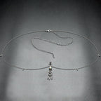 Clear Aurora Gem Southwest Dreamcatcher Dangle Belly Ring Belly Chain