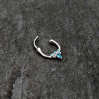 16G 5/16 Blue Gem Bee Glamour Cartilage Clicker