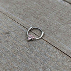 16G 5/16 Pink Gem Bee Glamour Cartilage Clicker