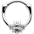 16G 5/16 Clear Gem Ultra Fly Cartilage Clicker
