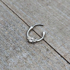 16G 5/16 Clear Gem Ultra Fly Cartilage Clicker