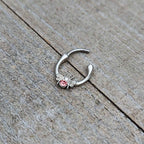 16G 5/16 Pink Gem Ultra Fly Cartilage Clicker