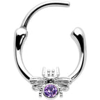 16G 5/16 Purple Gem Ultra Fly Cartilage Clicker