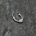 16G 5/16 Purple Gem Ultra Fly Cartilage Clicker