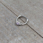 16G 5/16 Purple Gem Ultra Fly Cartilage Clicker