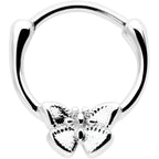 16G 5/16 Simple Textured Butterfly Cartilage Clicker