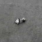 16G 1/4 White Ghost Glow in the Dark Cartilage Tragus Earring