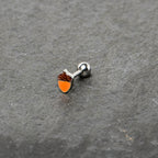 16G 5/16 Autumn Acorn Brown Orange Cartilage Tragus Earring