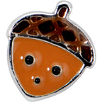 16G 5/16 Acorn Face Brown Autumn Labret Monroe Tragus