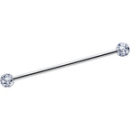 14G Black Tie Ghosts Glow in Dark Industrial Barbell 38mm Set of 3