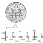 20G 1/4 Itty Bitty Bat Left Side Nose Screw