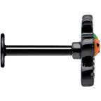 16G 5/16 Black Halloween Pumpkin Ghost Labret Monroe Tragus