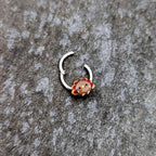 16G 5/16 Sweet Tiny Turkey Thanksgiving Hinged Segment Ring