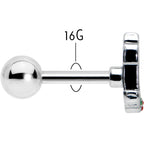 16G 1/4 Sweet Holiday Christmas Candle Cartilage Tragus Earring