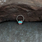 16G 3/8 Sweet Happy Cupcake Hinged Segment Ring
