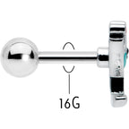 16G 1/4 Sweet Martini Glass Heart Cartilage Tragus Earring