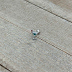 16G 1/4 Sweet Martini Glass Heart Cartilage Tragus Earring