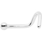 18G 1/4 ASTM F-136 Implant Grade Titanium Ball End Left Side Nose Screw