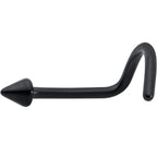 20G 1/4 Black ASTM F-136 Implant Grade Titanium Cone End Left Side Nose Screw