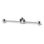 14G Blue Celebration Easter Egg Industrial Barbell 38mm