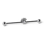14G Sweet Happy Green Beer St Patricks Industrial Barbell 38mm