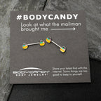 14G 9/16 Celebration Easter Basket Barbell Nipple Ring Set