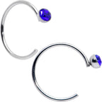 20G 5/16 Nose Hoop Gem Faux Opal Pack Classy Nose Ring Set of 6