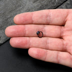 20G 5/16 Purple Gem Black Scrolling Hearts Nose Hoop