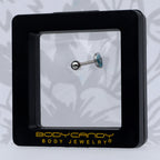 16G 1/4 Loving Blue Whales Cartilage Tragus Stud