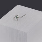 20G 1/4 Palm Tree Love Heart L Shape Nose Ring