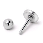 16G 1/4 Heart Flag Patriotic Cartilage Tragus Earring